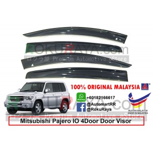 Mitsubishi Pajero IO 4Door 1998-2007 AG Door Visor Air Press Wind Deflector (Big 12cm Width)